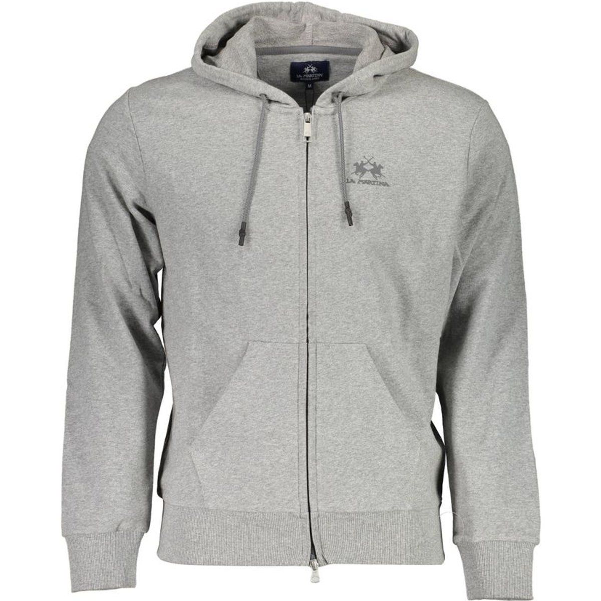 Baumwoll-Kapuzenpullover mit Reißverschluss