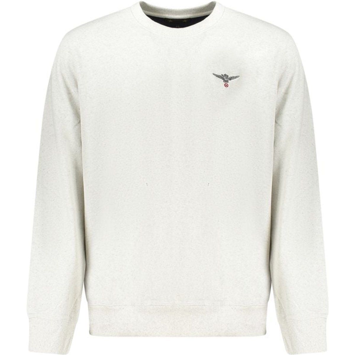 Klassisches Sweatshirt mit Rundhalsausschnitt aus Baumwollmischung