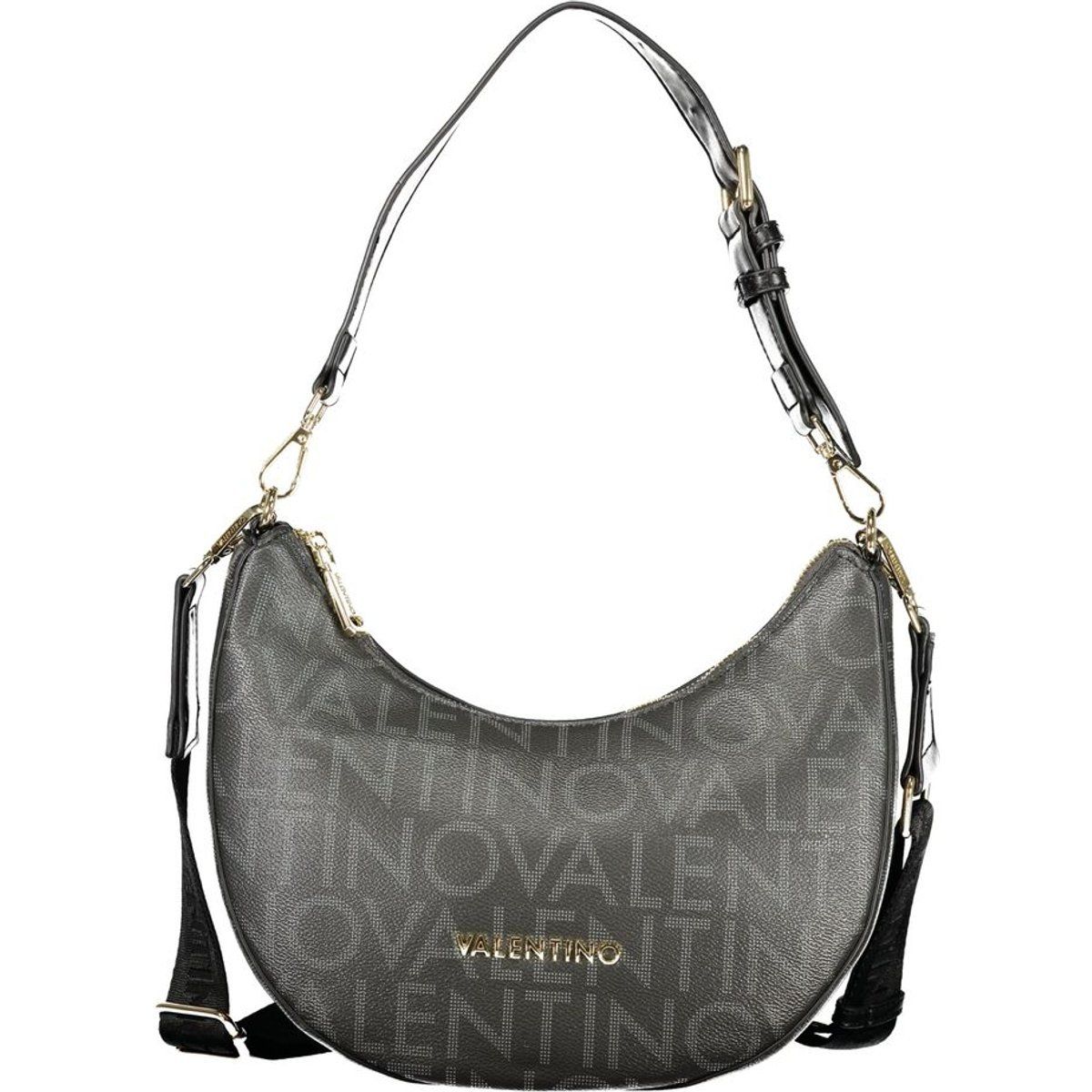 Gemusterte Halbmond-Hobo-Tasche