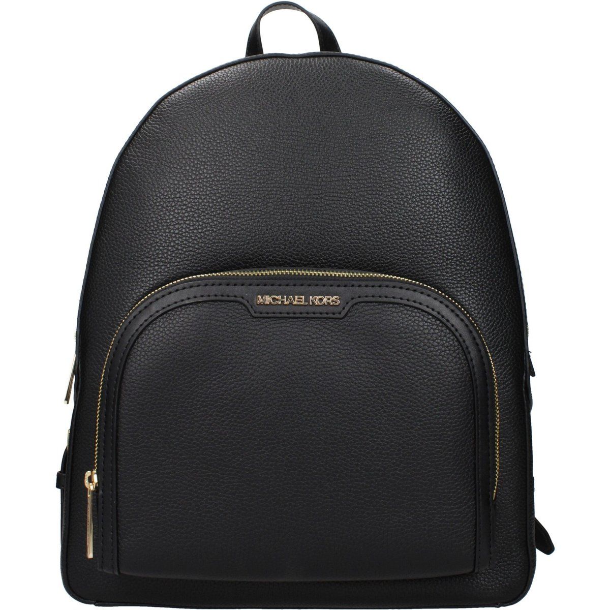 Minimalistischer Lederrucksack mit Vordertasche