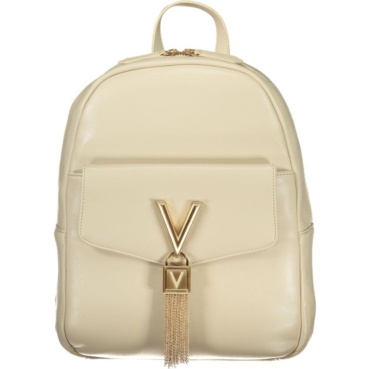 Schicker beiger Rucksack mit goldenen Details