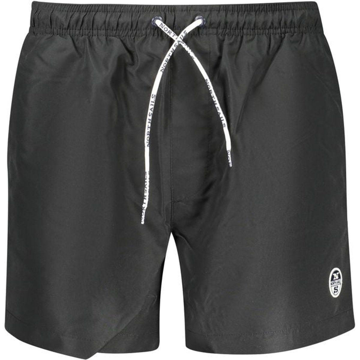 Herren Badeshorts in schlichtem Schwarz