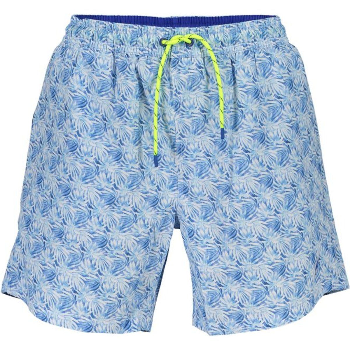 Badeshorts mit Muster und Kordelzug