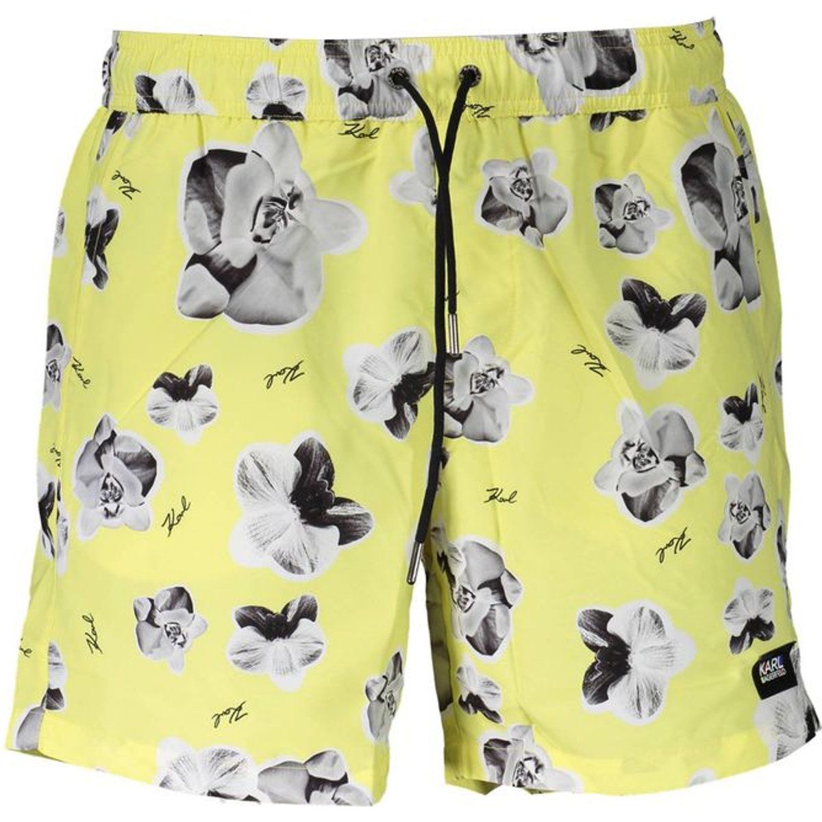 Herren Badeshorts mit Blumendruck