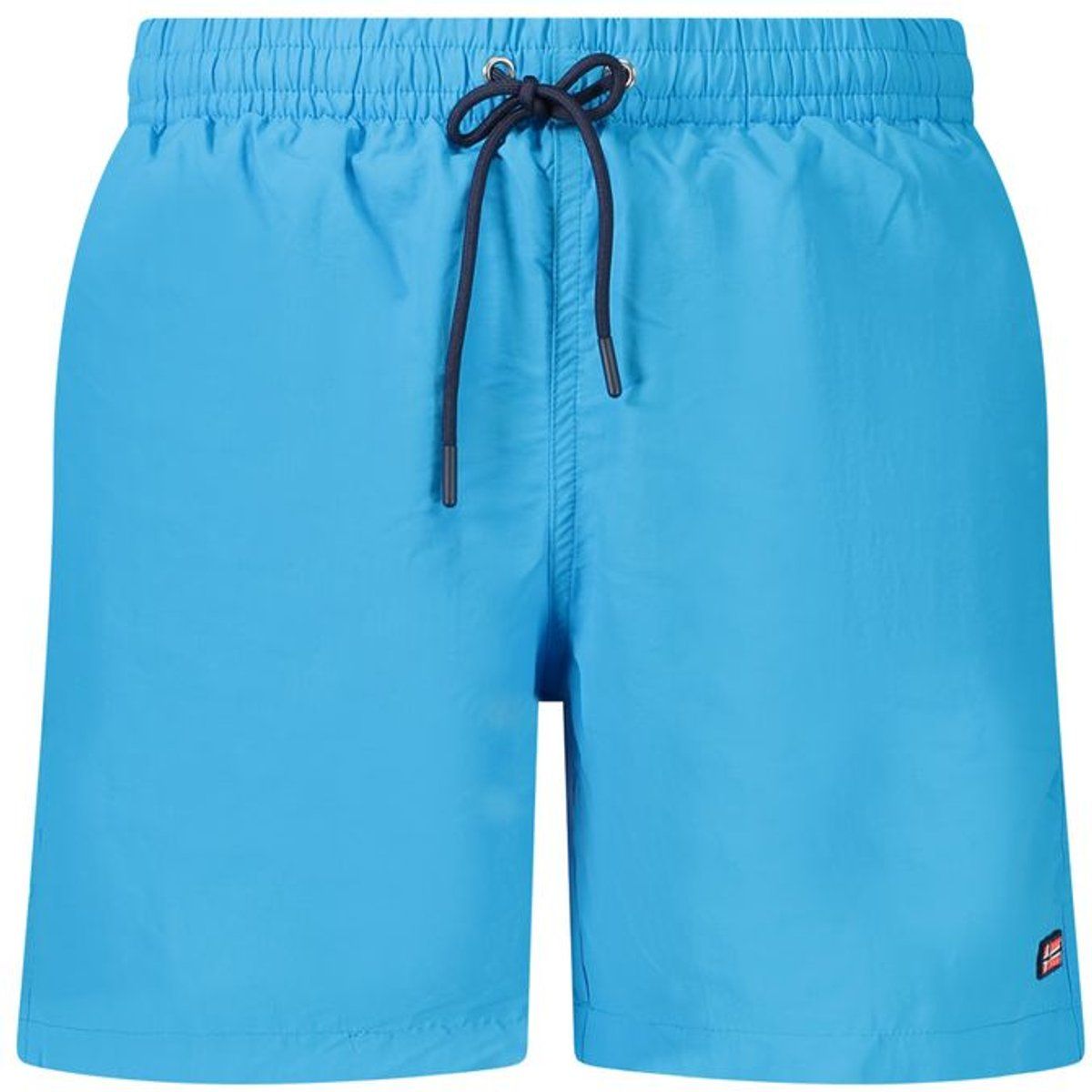 Herren Badeshorts mit Kordelzug, Unifarben