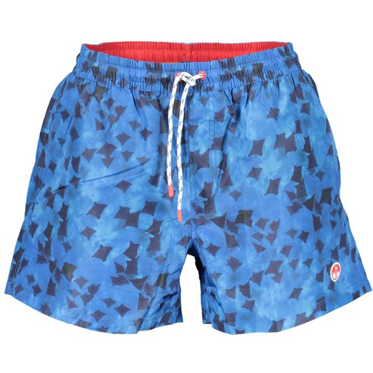 Badehose mit Print und Kordelzug