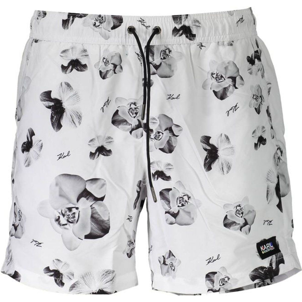 Badeshorts mit Blumendruck