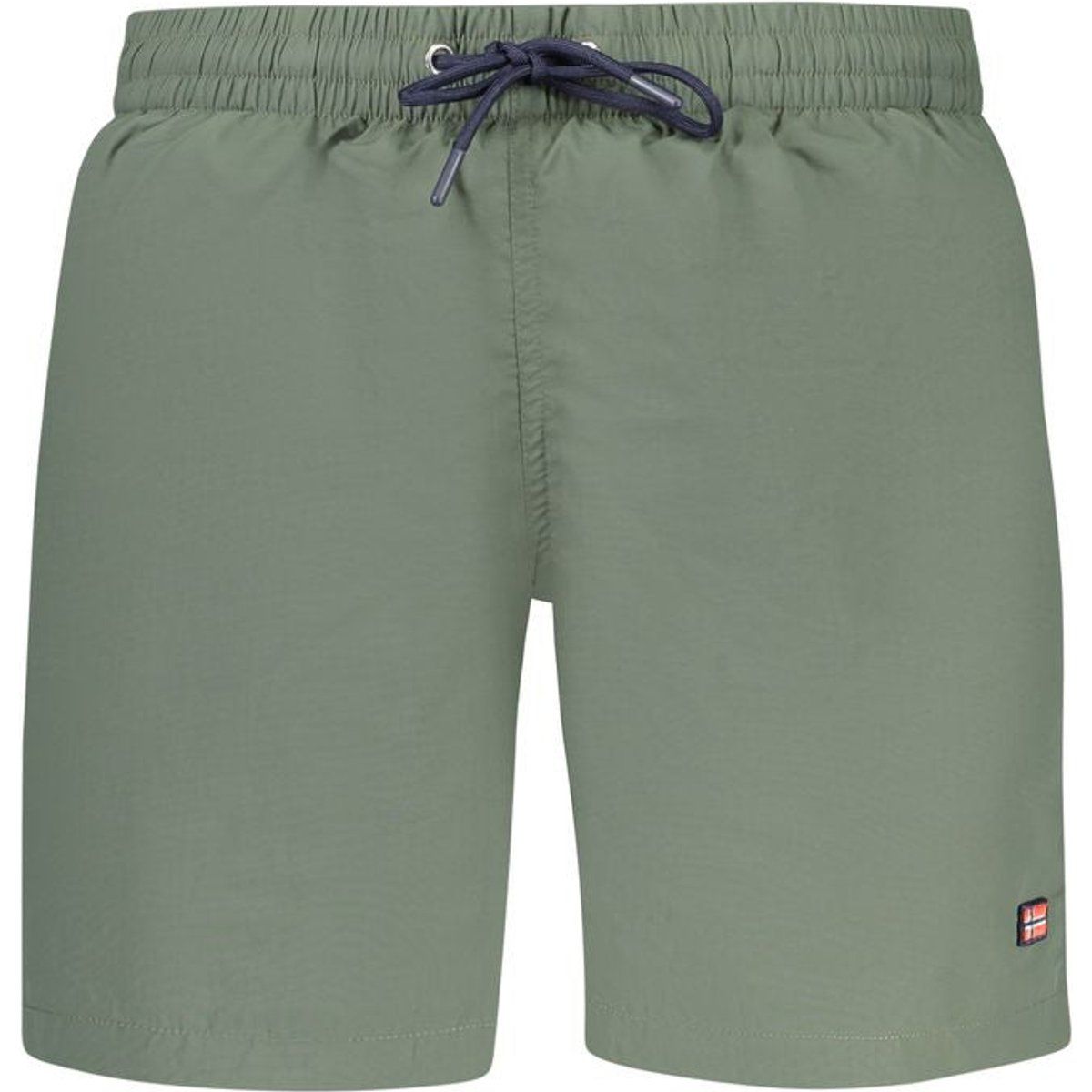 Herren Badehose Grün Uni