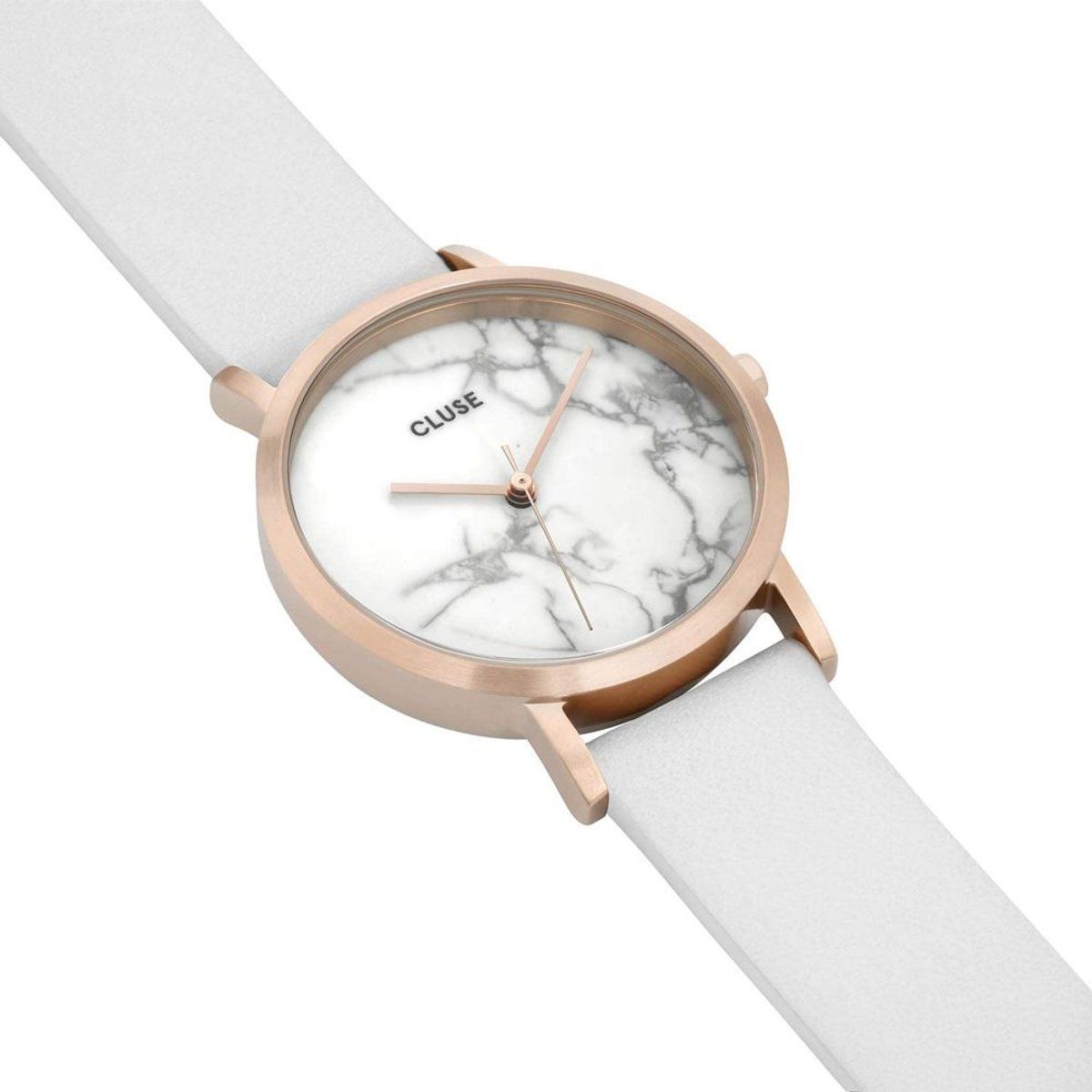 Marmor Zifferblatt Roségold Uhr