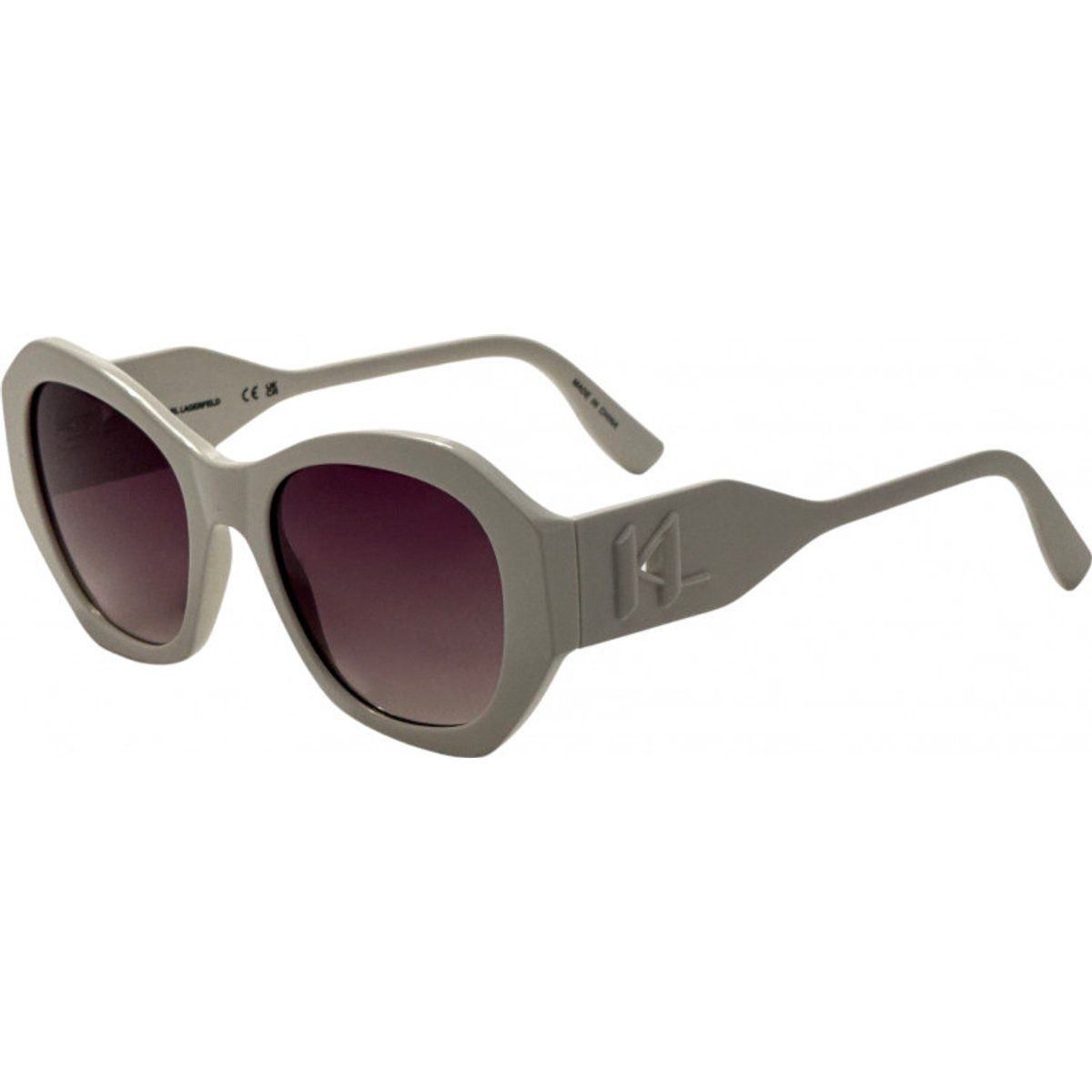 Sonnenbrille mit geometrischem Rahmen