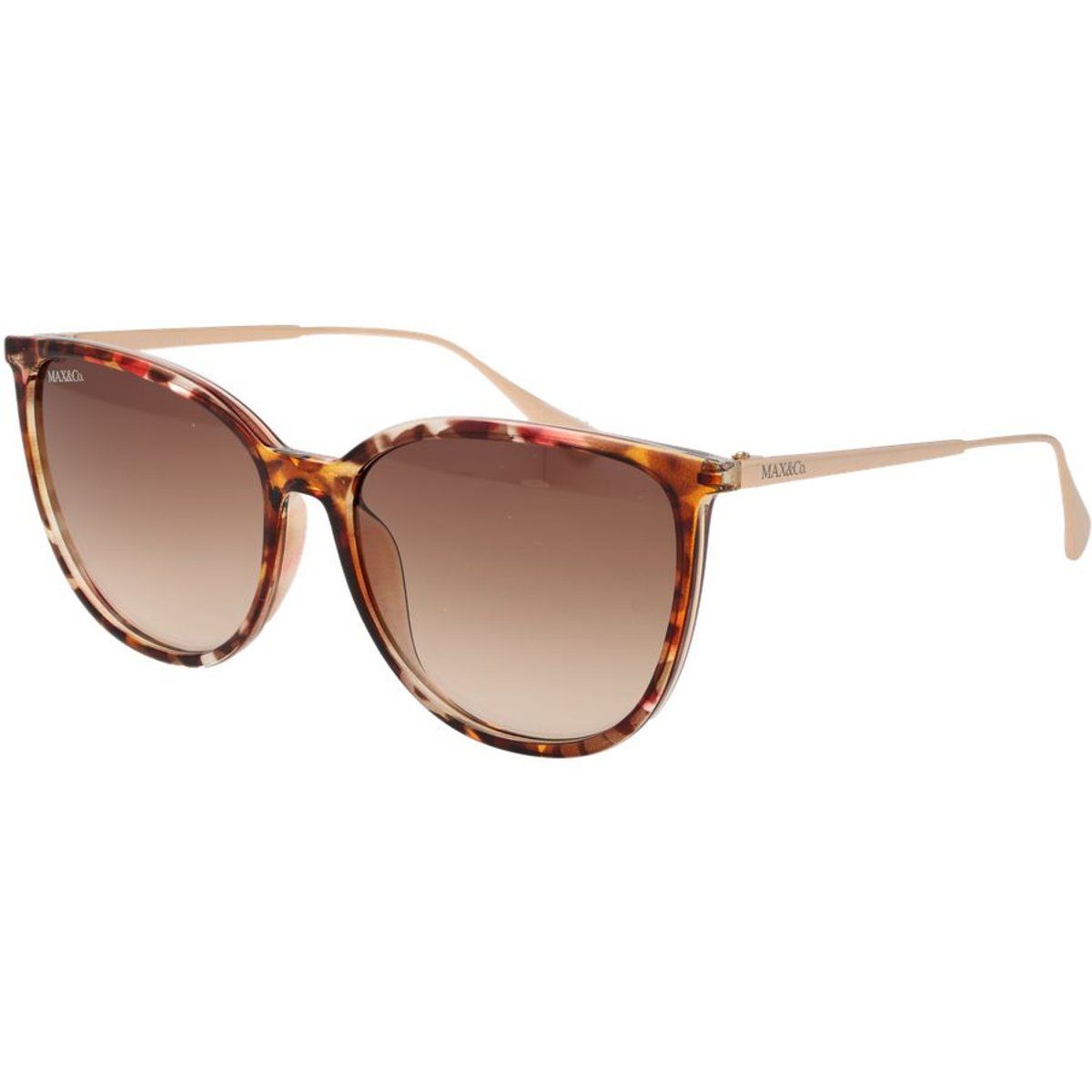 Max & Co Braune Plastiksonnenbrille