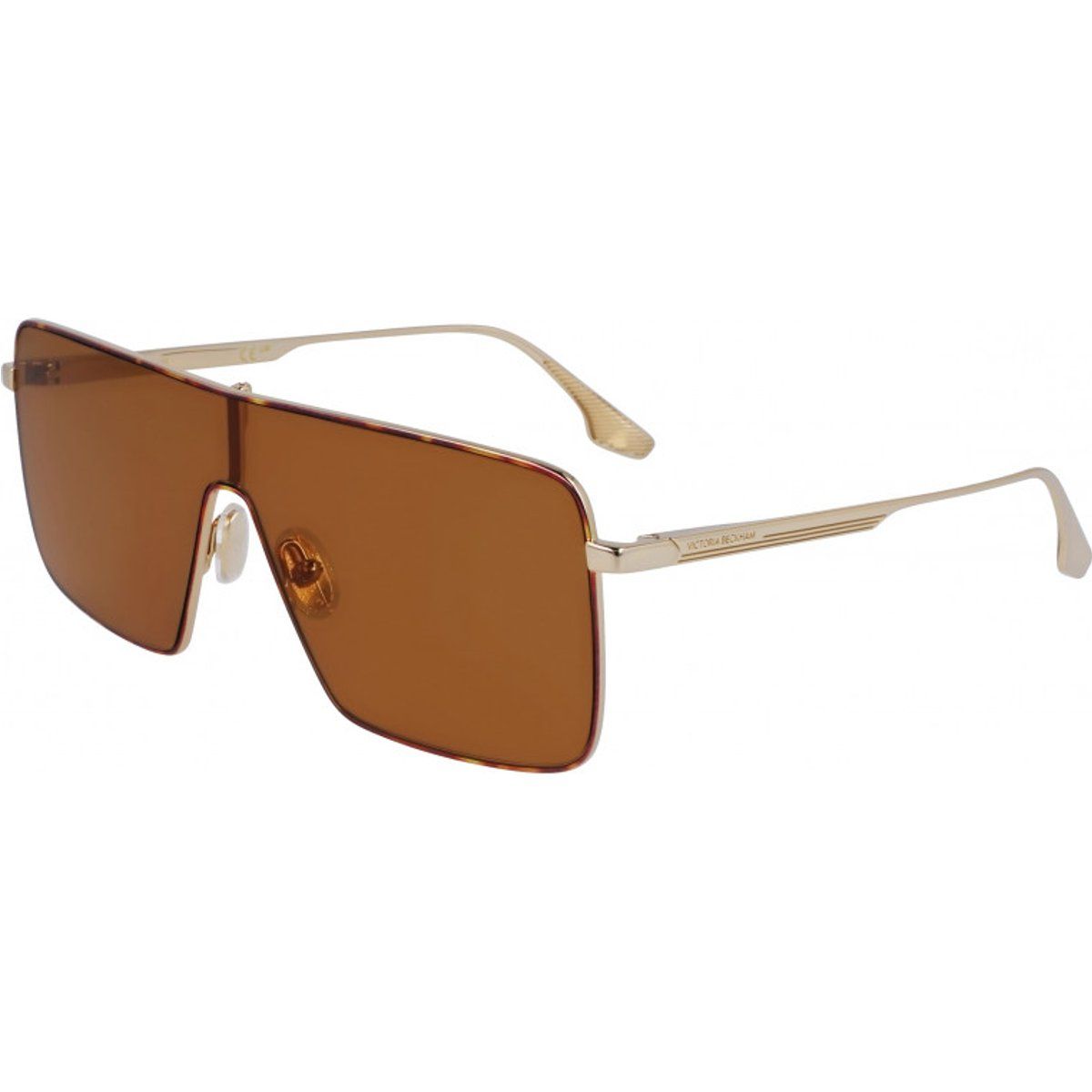 Geometrische Schild-Sonnenbrille