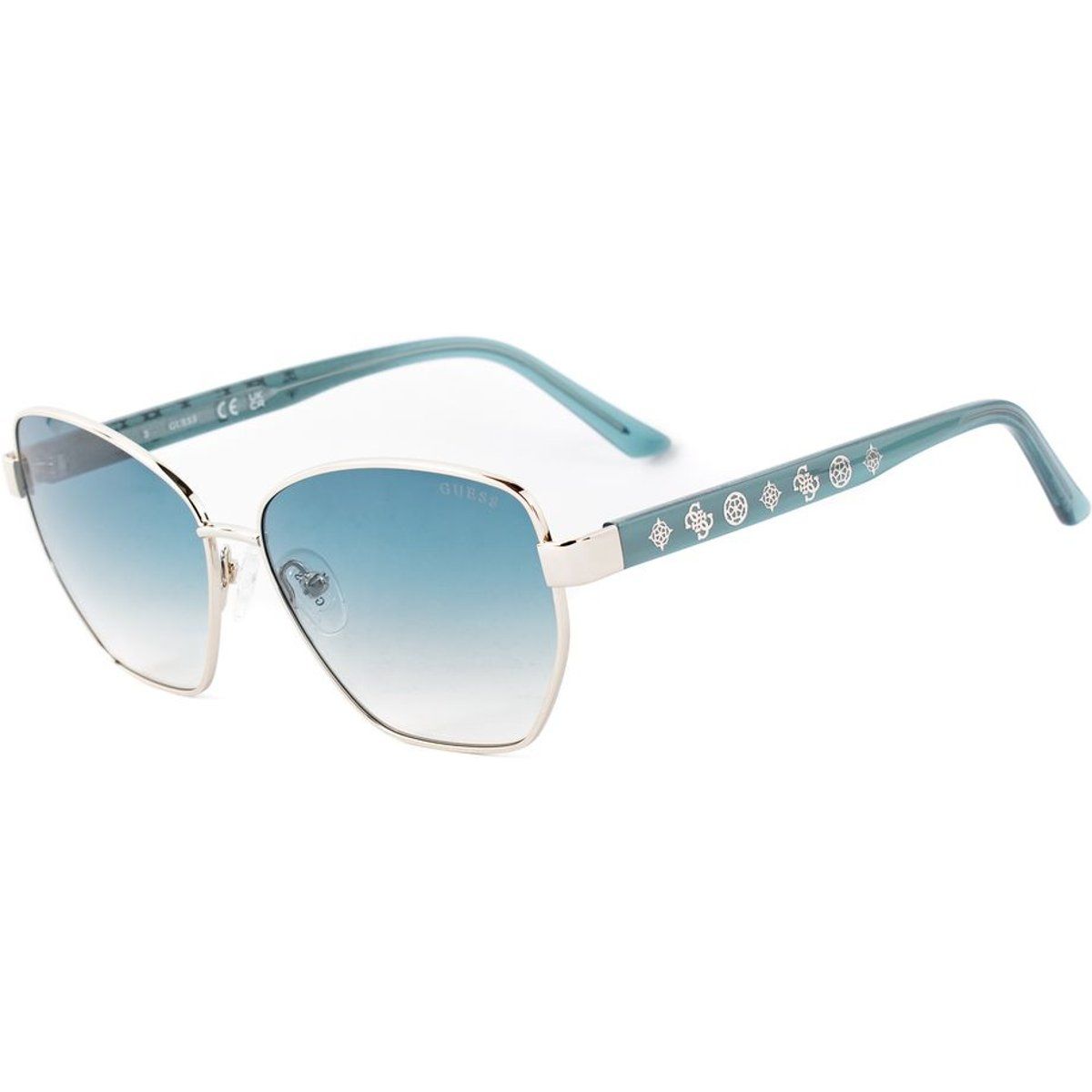Metall Sonnenbrille mit Farbverlaufgläsern