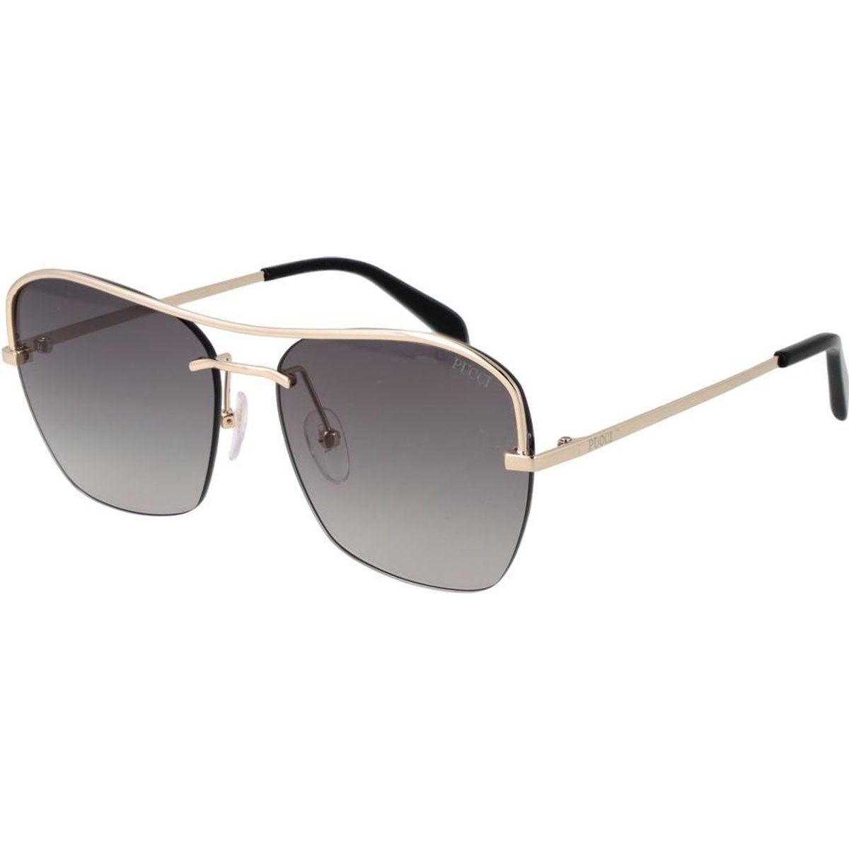 Emilio Pucci Goldmetall-Sonnenbrille