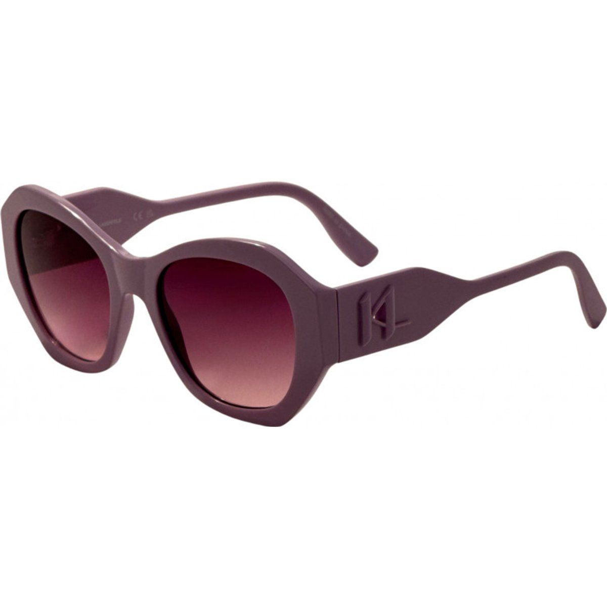 Sonnenbrille mit eckigem Rahmen und Logo-Detail
