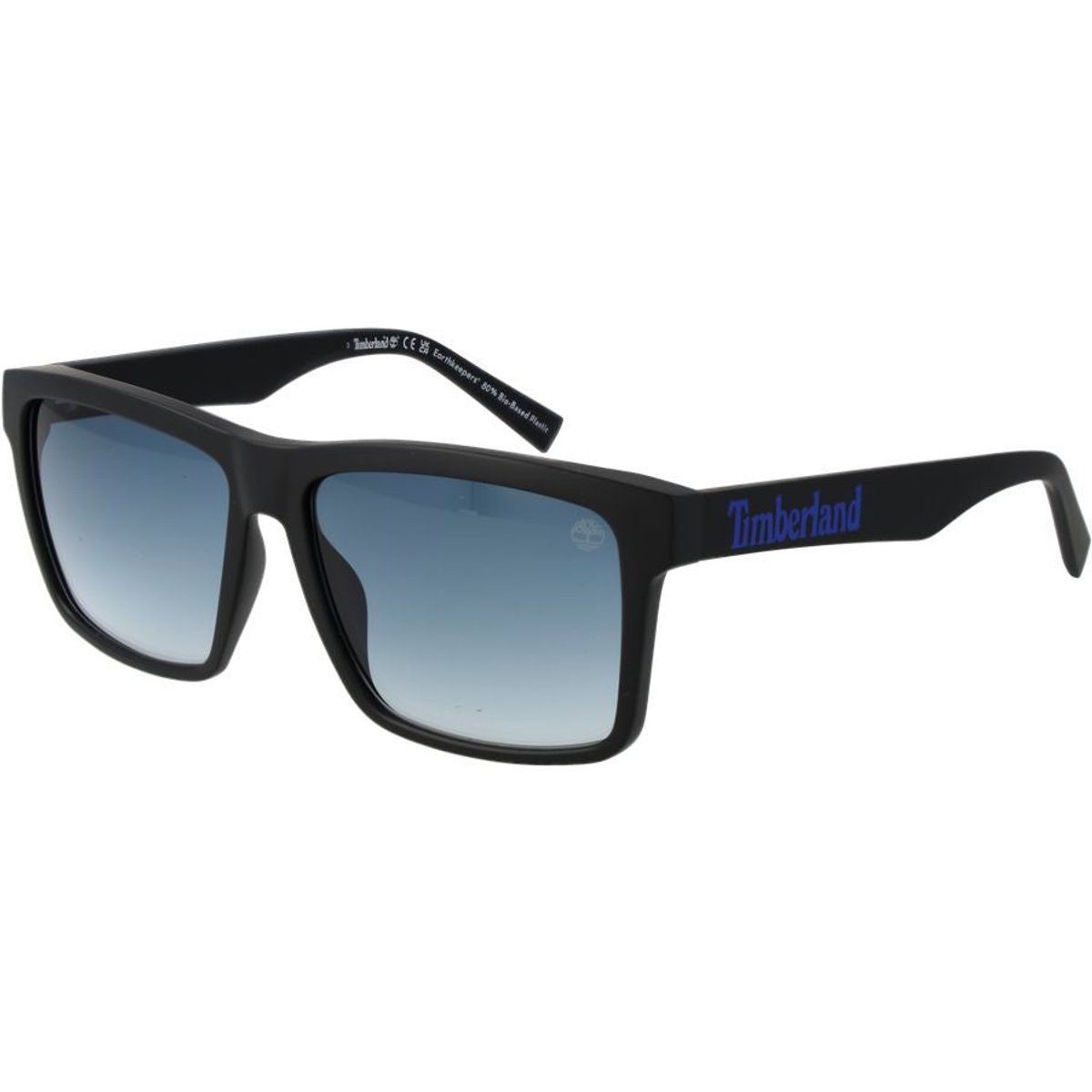 Timberland Schwarze Edelstahl-Sonnenbrille