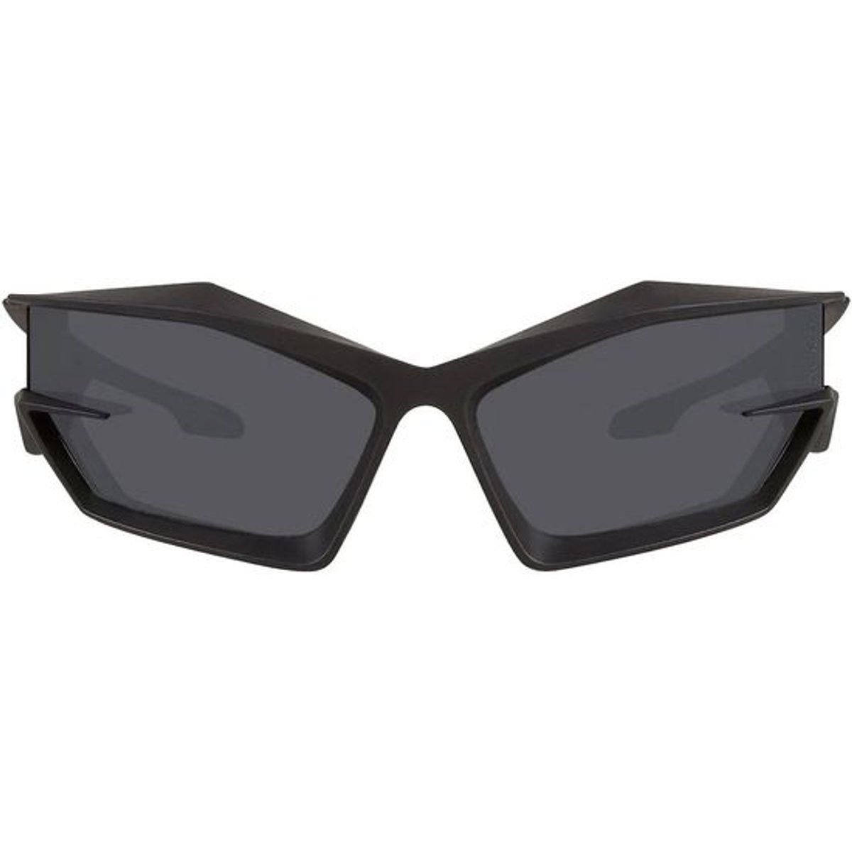 Futuristische Sonnenbrille mit eckigem Rahmen