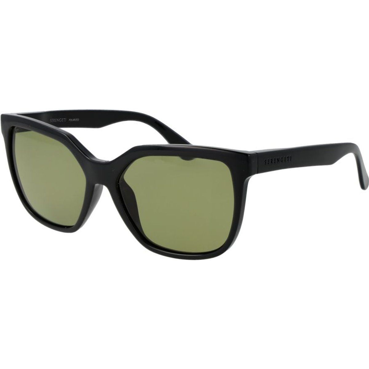 Serengeti Schwarze Plastiksonnenbrille