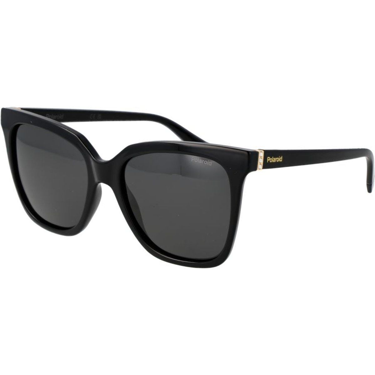 Schwarze Sonnenbrille mit quadratischem Rahmen