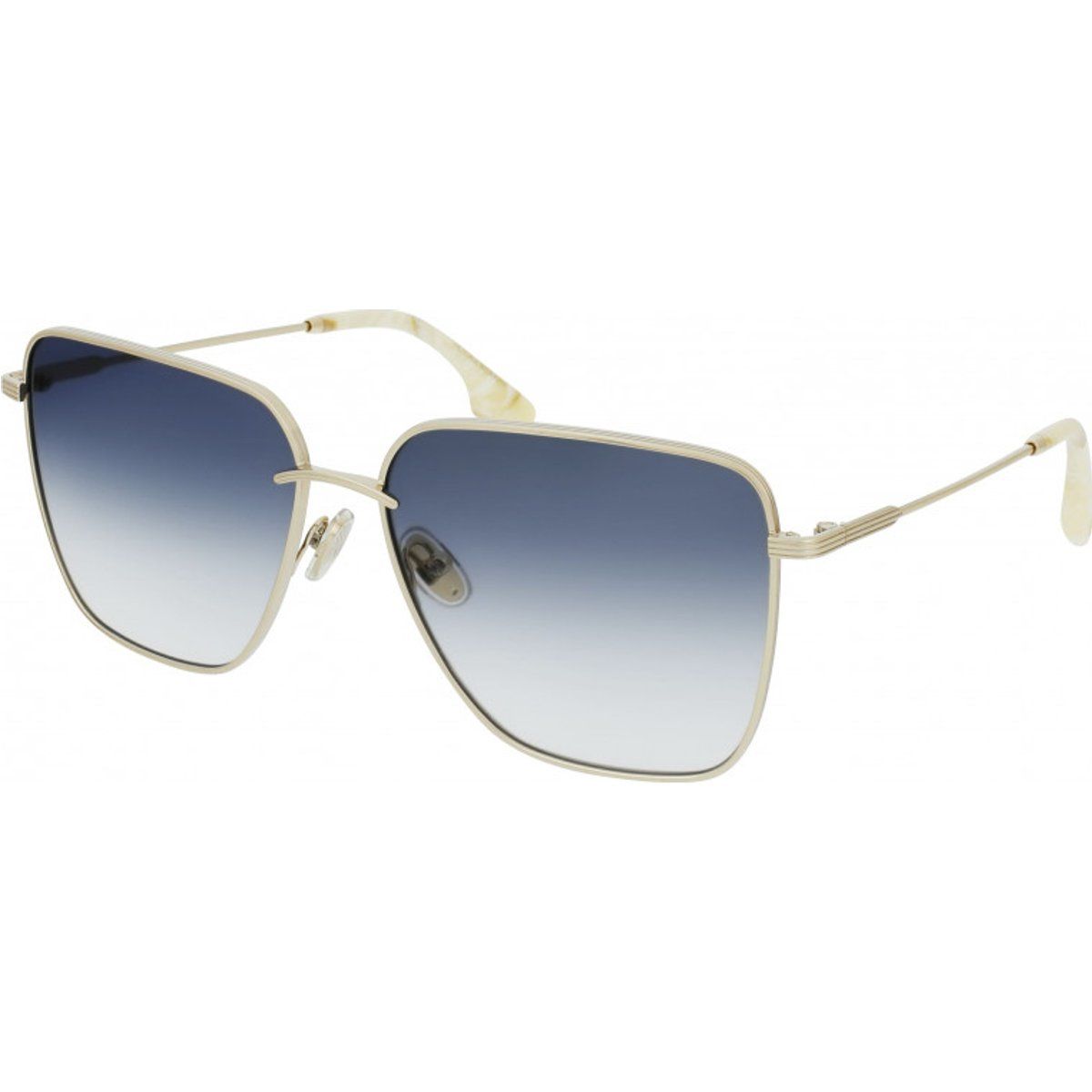 Sonnenbrille mit quadratischem Rahmen und Farbverlaufsgläsern
