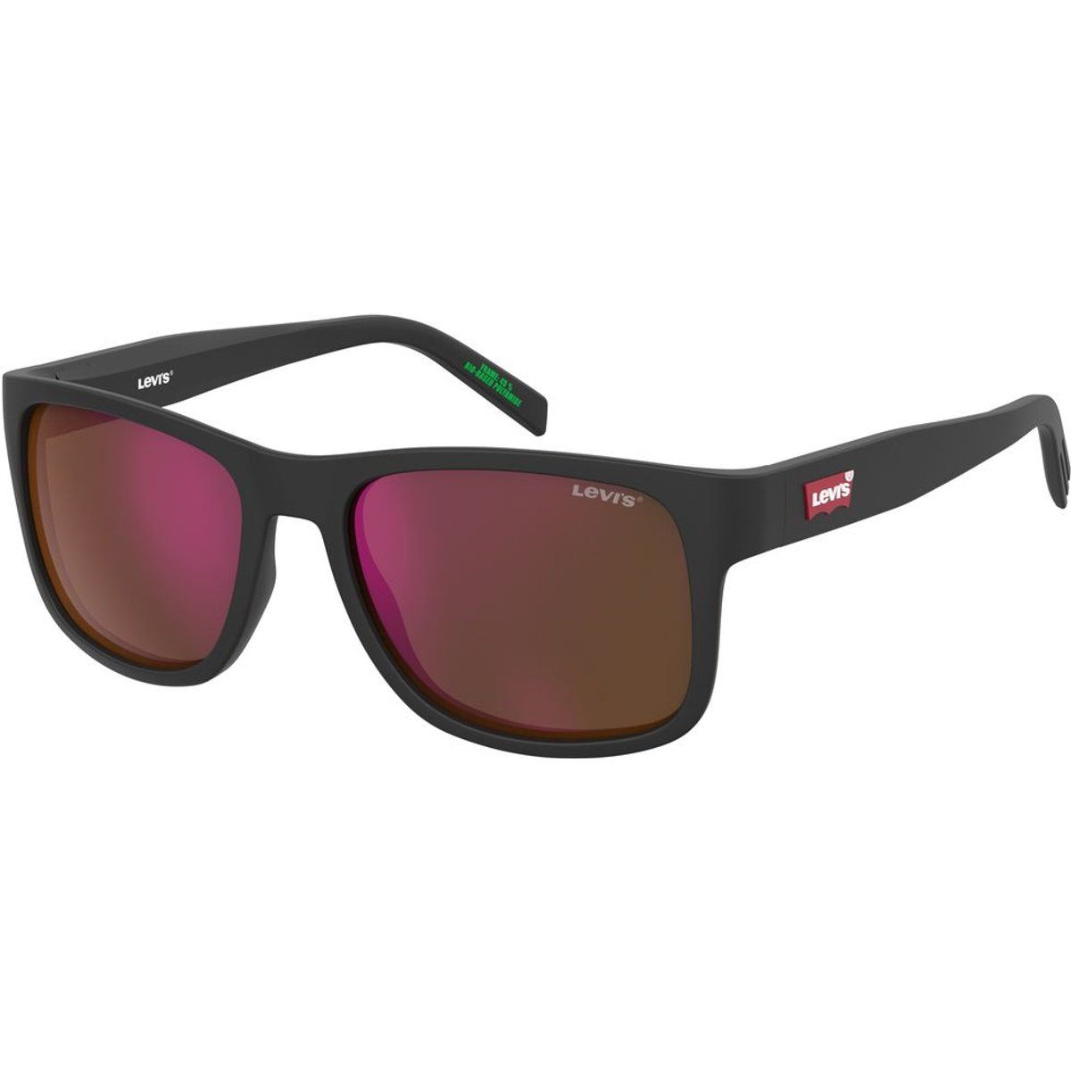 Sonnenbrille mit quadratischem Harzrahmen