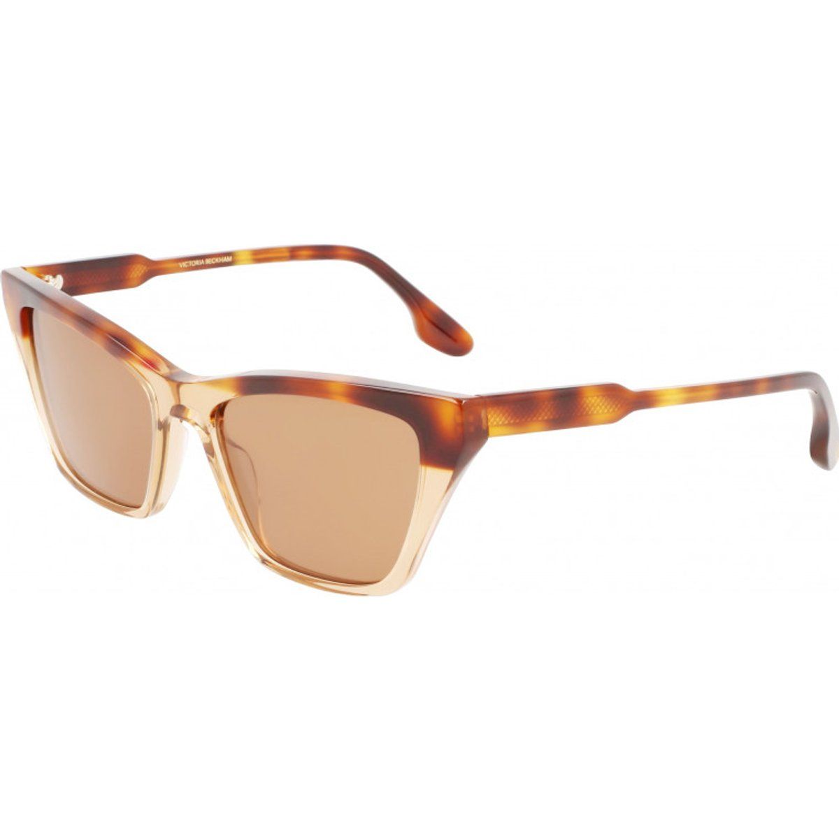 Cat-Eye Sonnenbrille mit Schildpattmuster