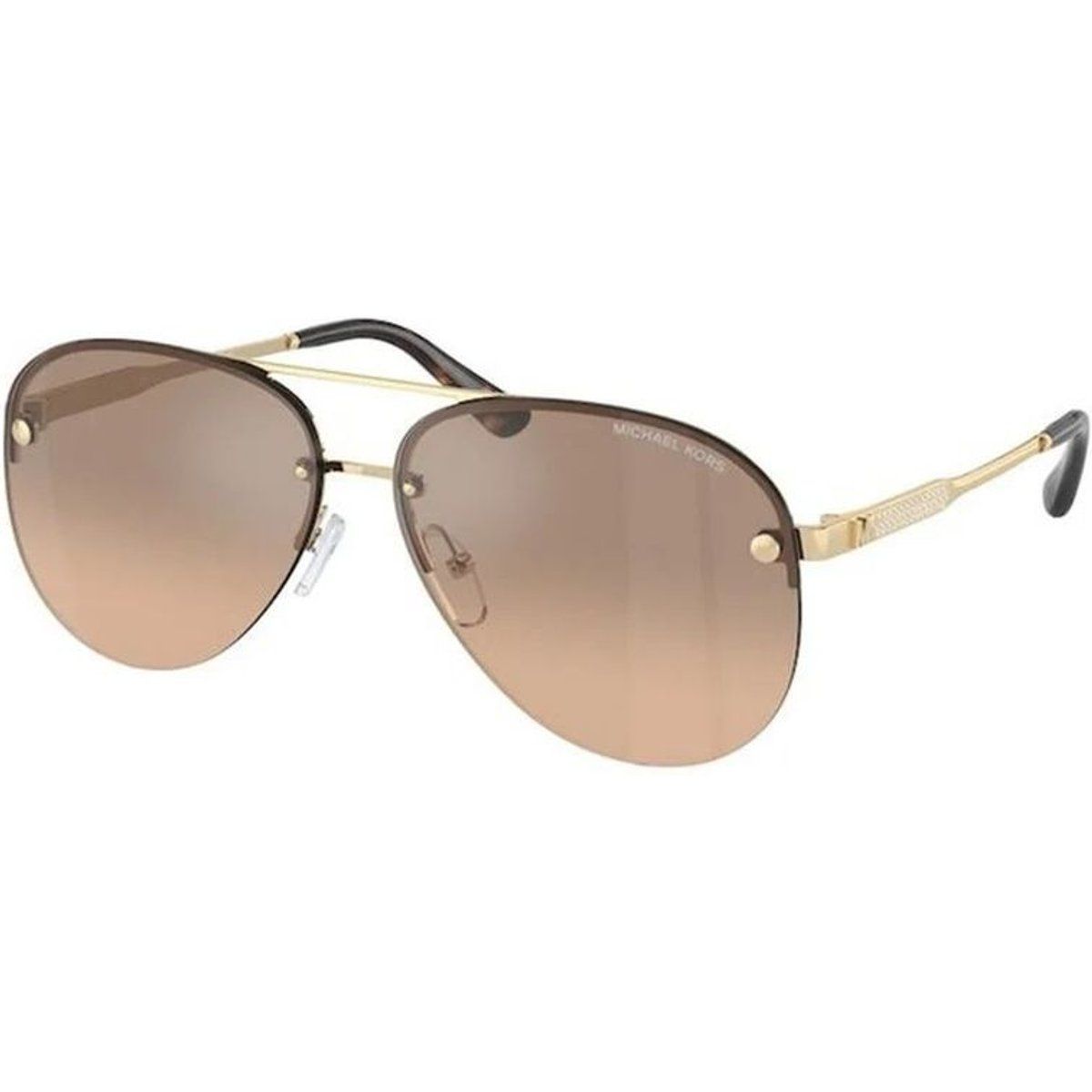 Goldene Pilotenbrille