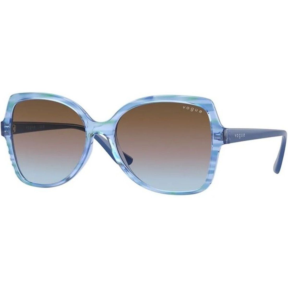Übergroße Sonnenbrille mit quadratischem Rahmen