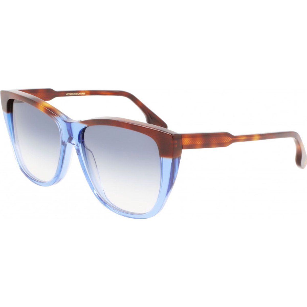 Zweifarbige Cat-Eye Sonnenbrille