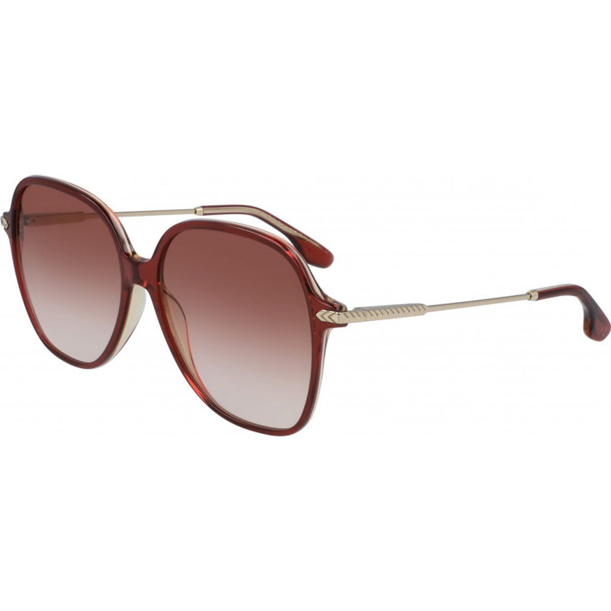 Übergroße Sonnenbrille mit Schmetterlingsrahmen