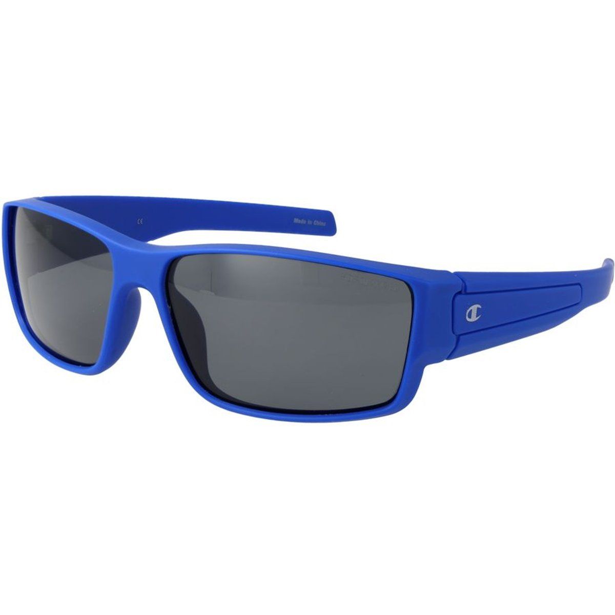 Sportliche blaue rechteckige Sonnenbrille