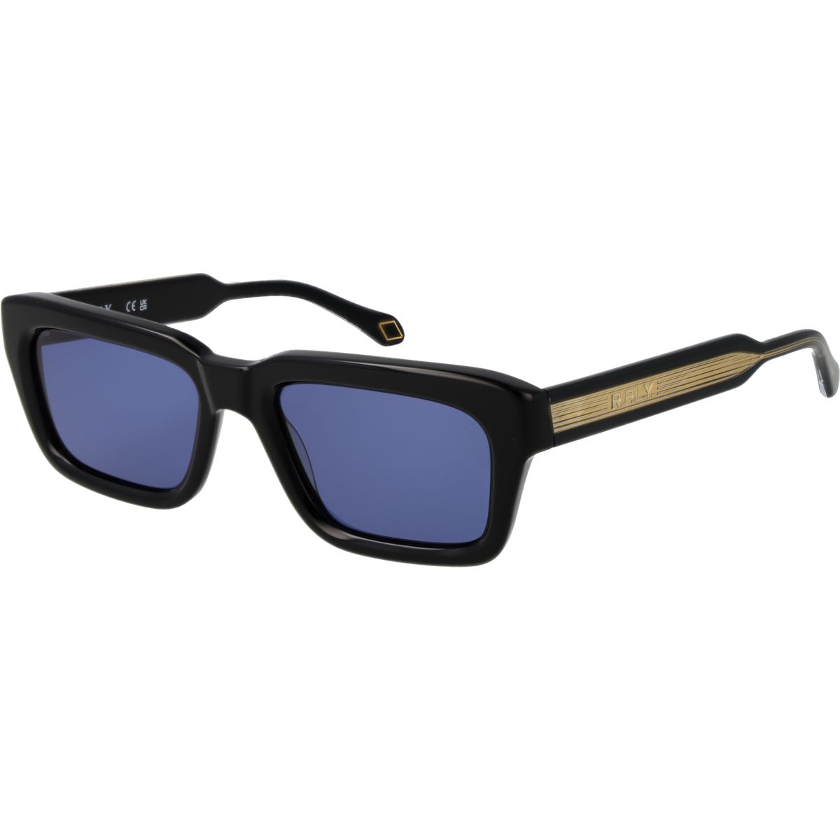 Rechteckige Sonnenbrille mit Vollrand