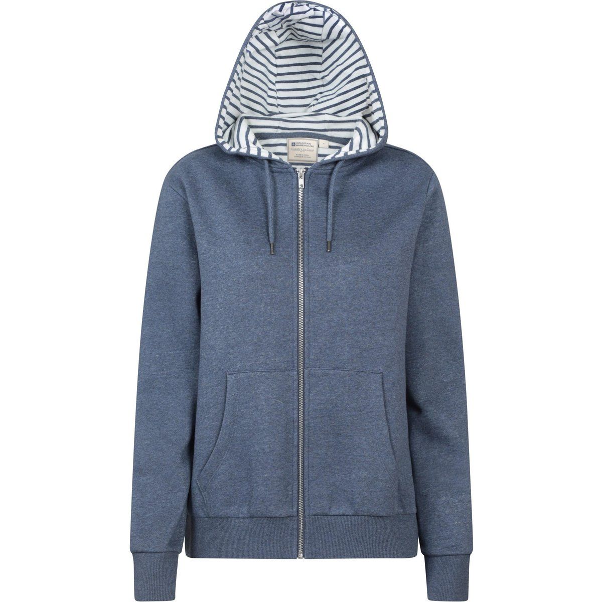 Mountain Warehouse - "Penzance" Hoodie mit durchgehendem Reißverschluss für Damen (Dunkelblau)