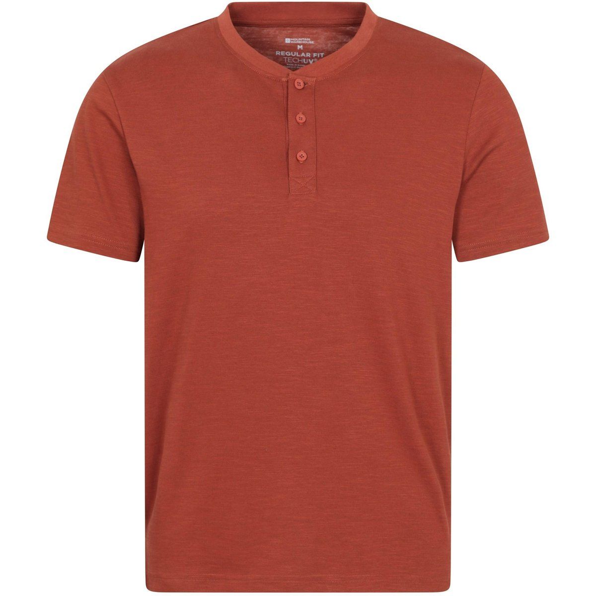 Herren Henley Kurzarm T-Shirt