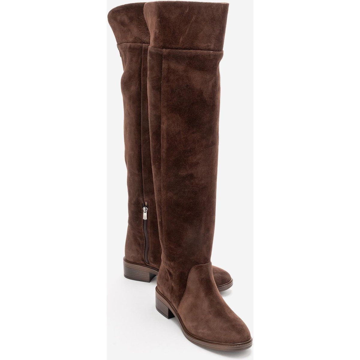 Petya Leder Oberschenkelhoher Stiefel