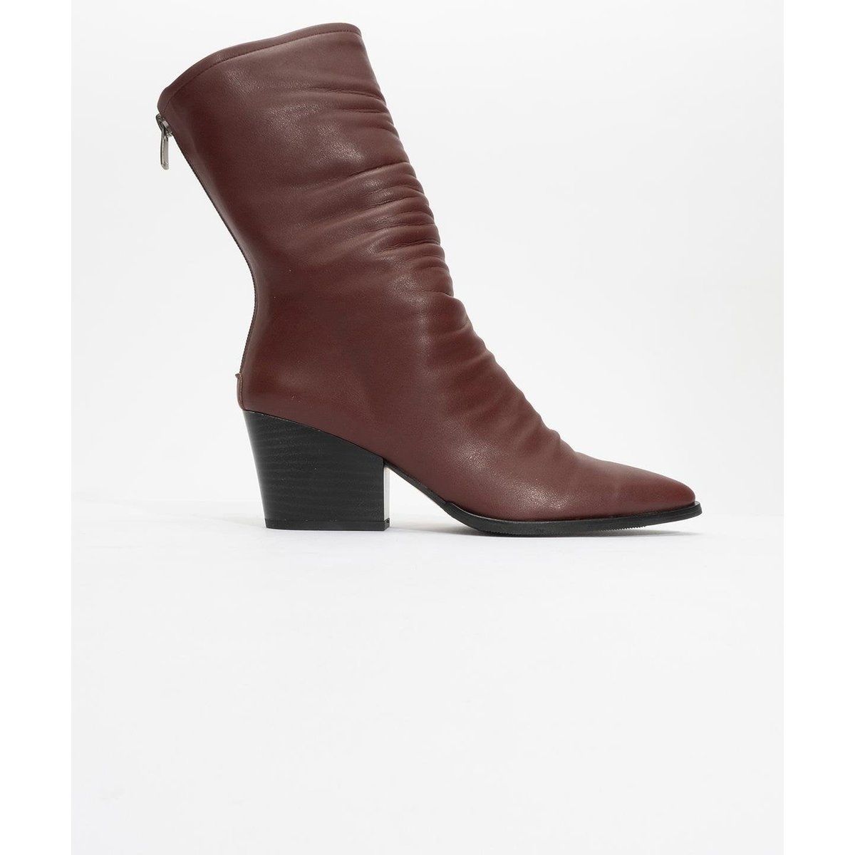 Laval Reißverschluss hinten Blockabsatz Stiefel (Damen)