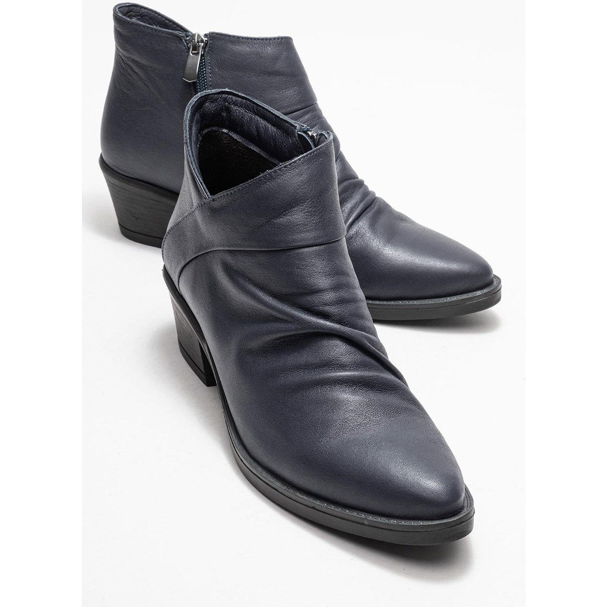 Rule Leder Klobiger Stiefel (Damen)