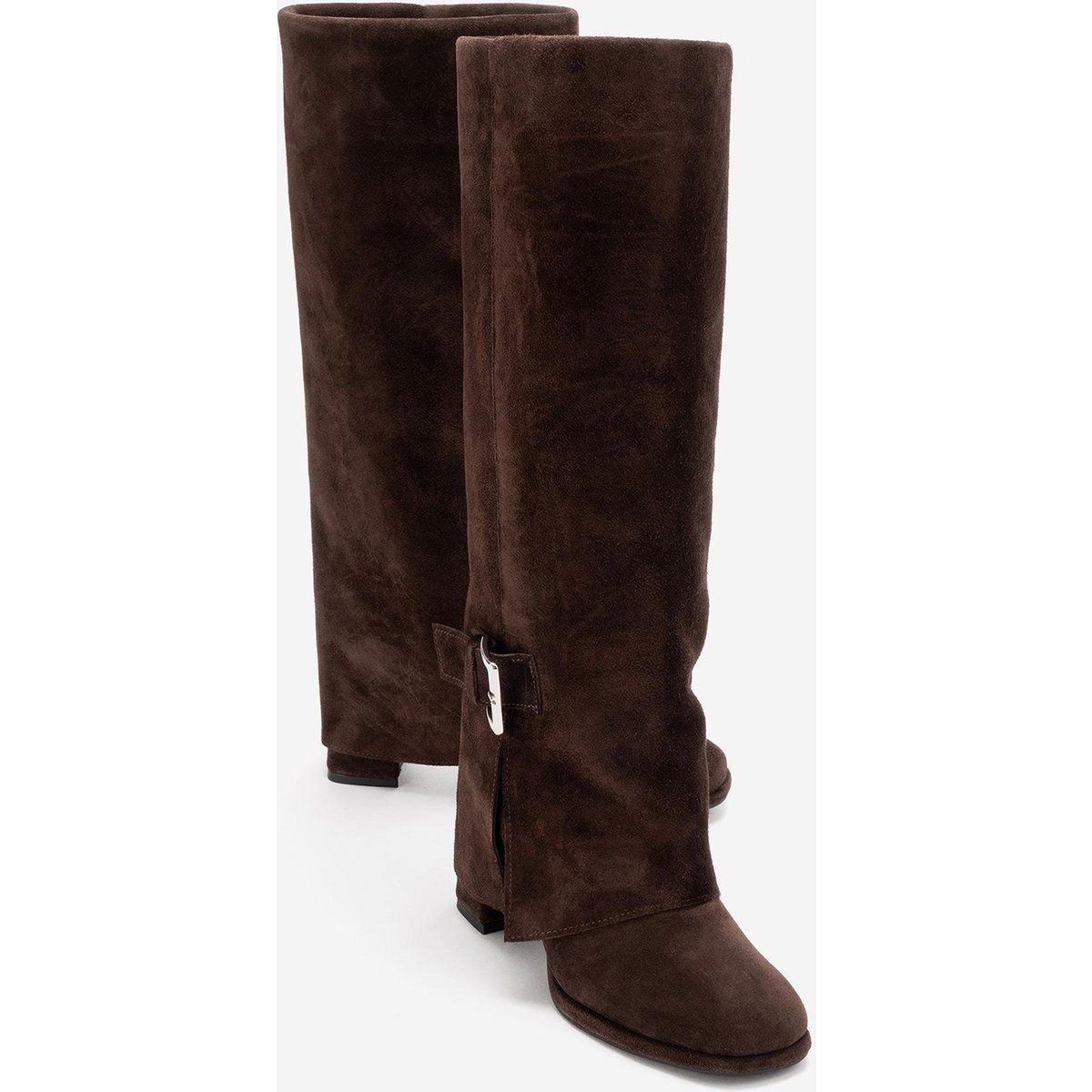 Lojo Leder Blockabsatz Stiefel (Damen)