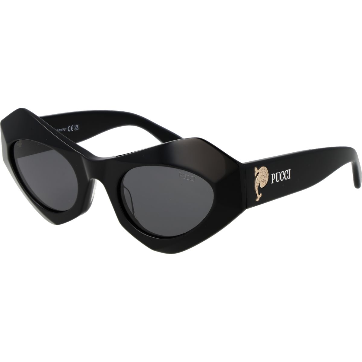 Cat-Eye Sonnenbrille mit Logo-Detail