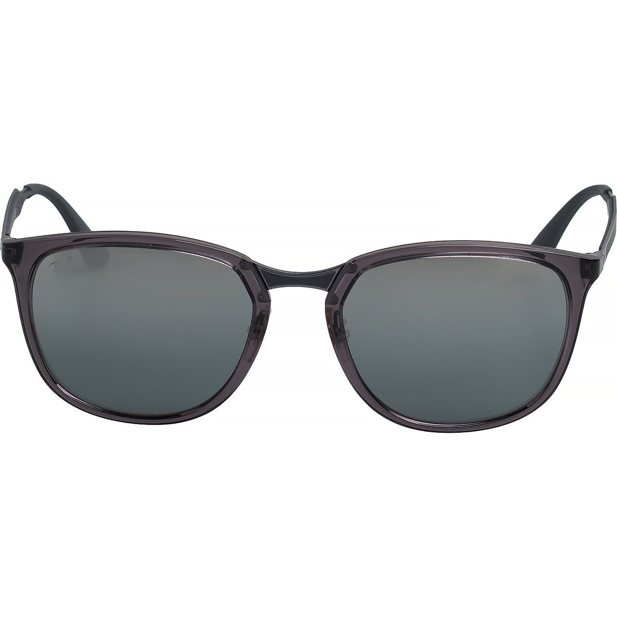 Quadratische Unisex-Sonnenbrille mit Metalldetails