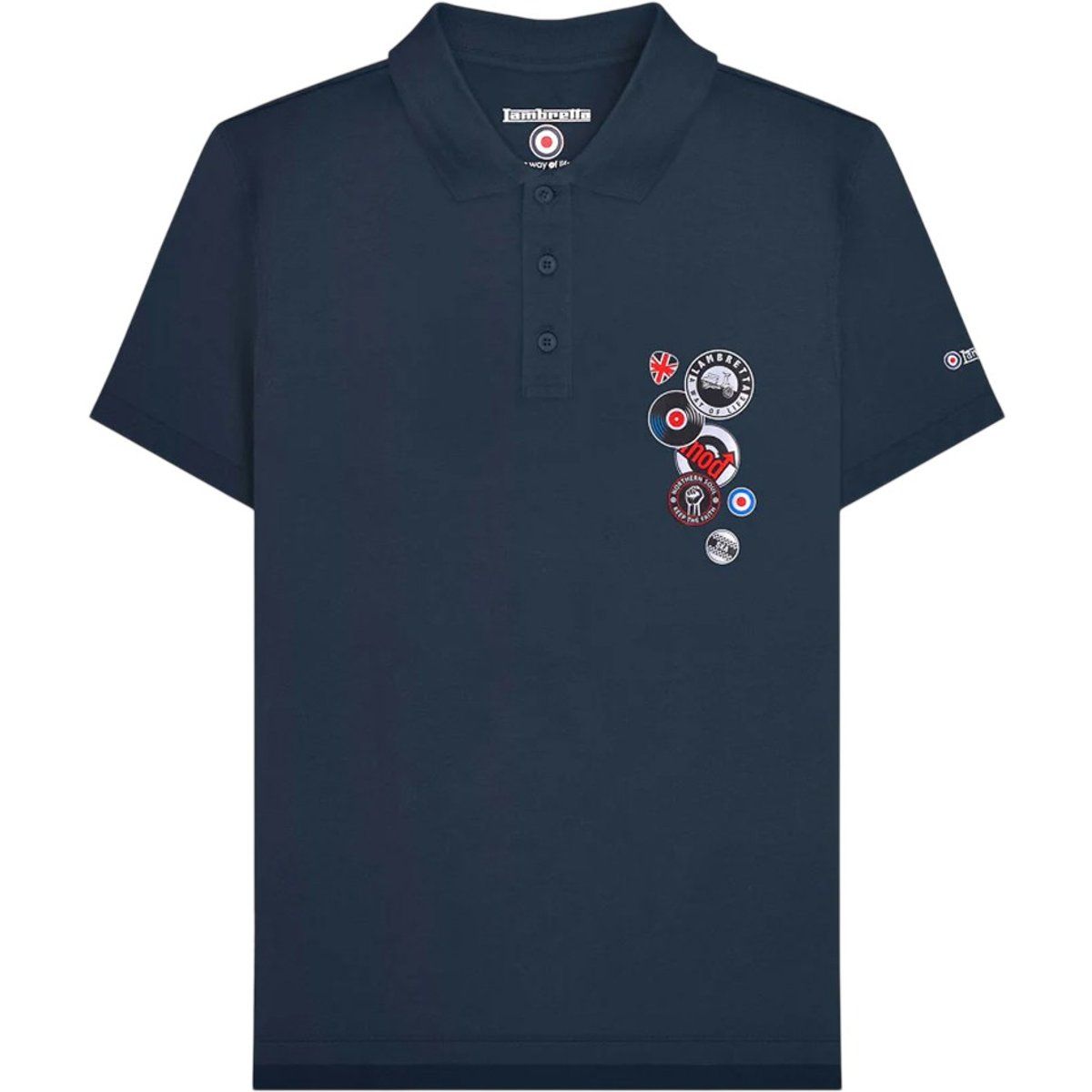 Lambretta - Poloshirt für Herren (Marine)