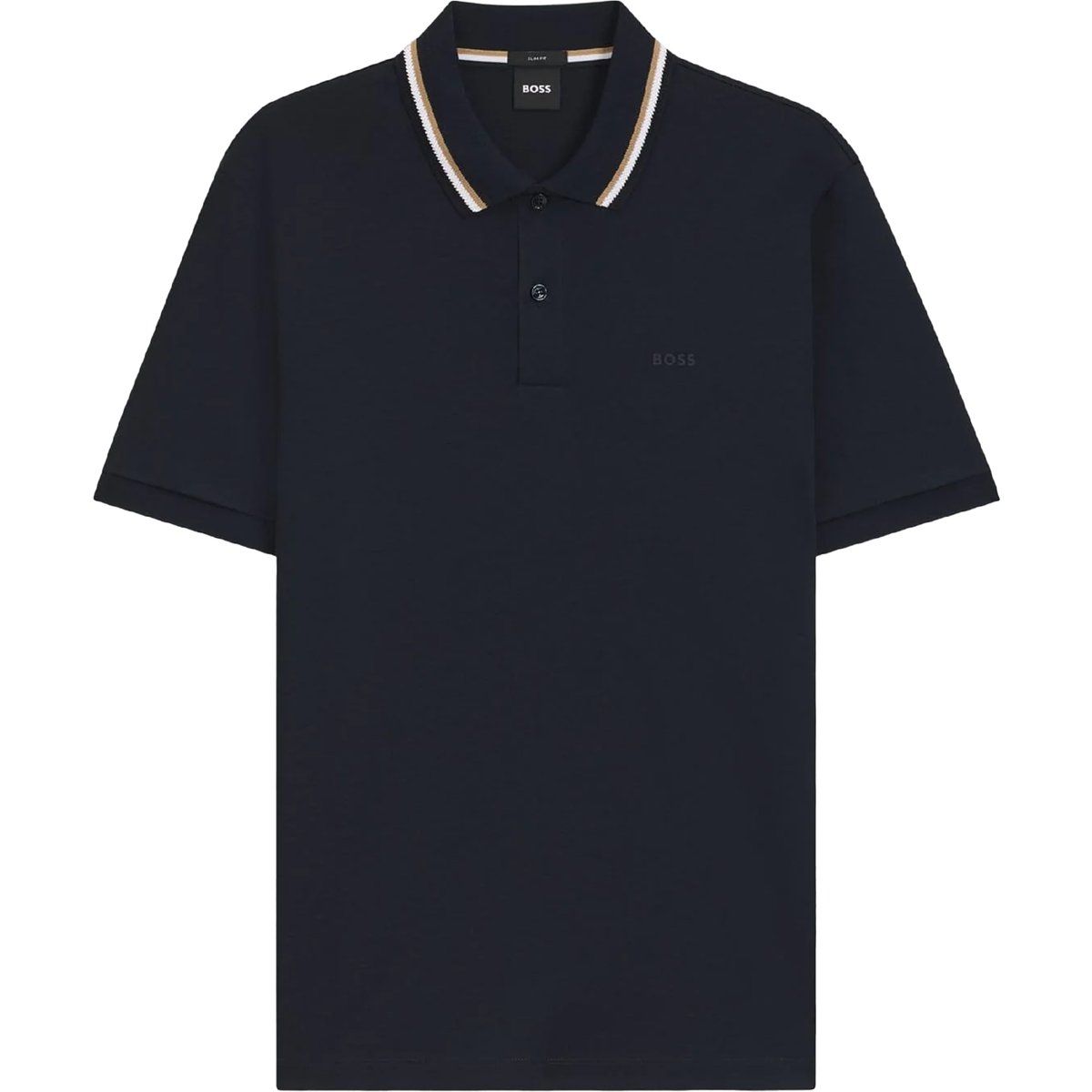 Schmal geschnittenes Baumwoll-Poloshirt
