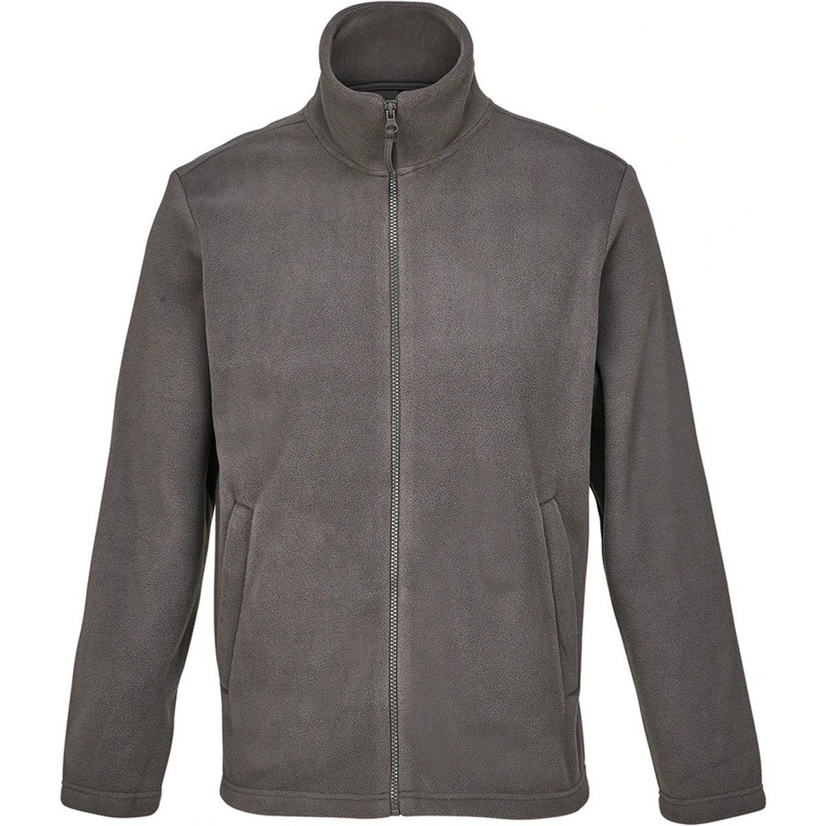 Hochgeschlossene Micro-Fleece-Jacke mit Reißverschluss