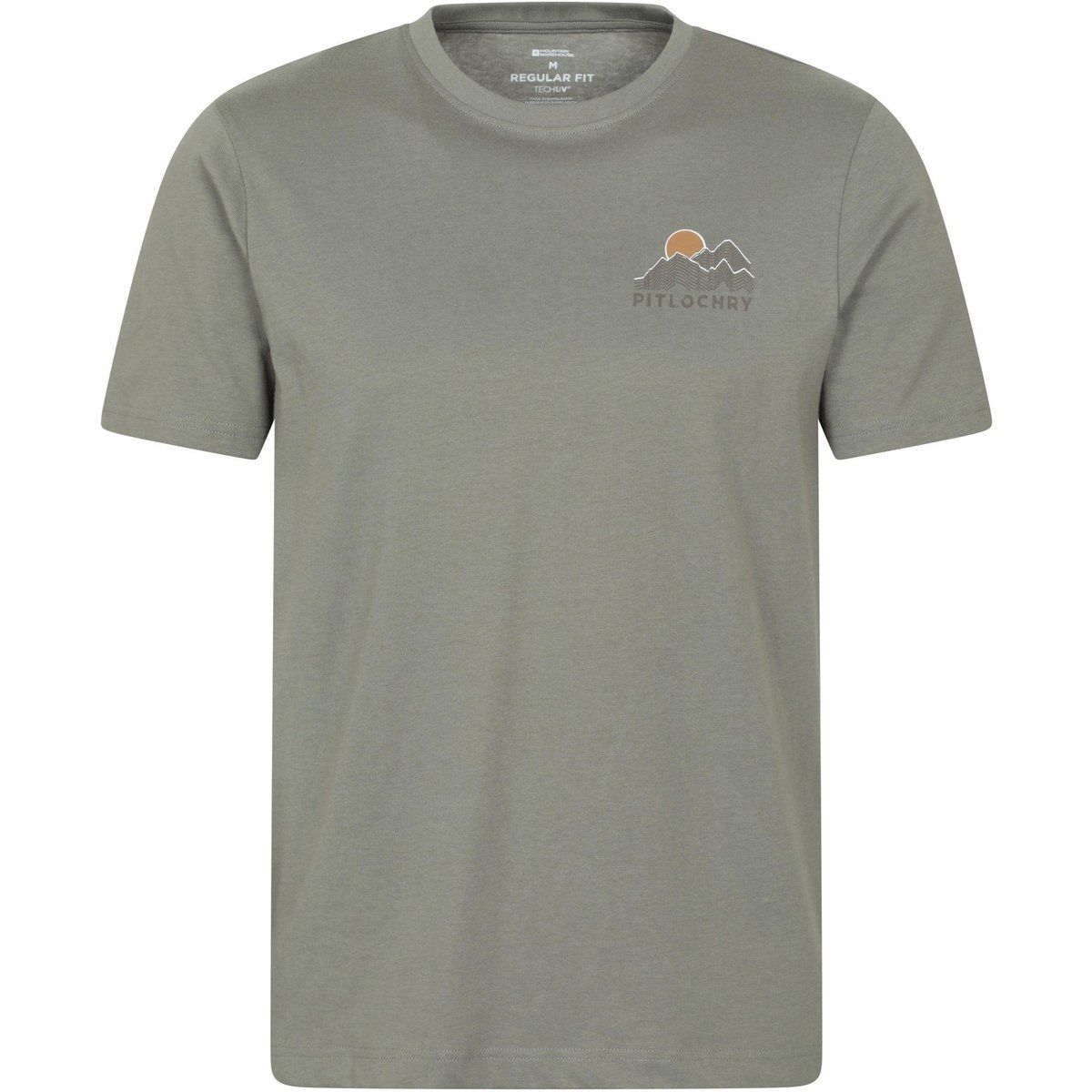 Mountain Warehouse - "Pitolchry" T-Shirt für Herren (Dunkel-Khaki)