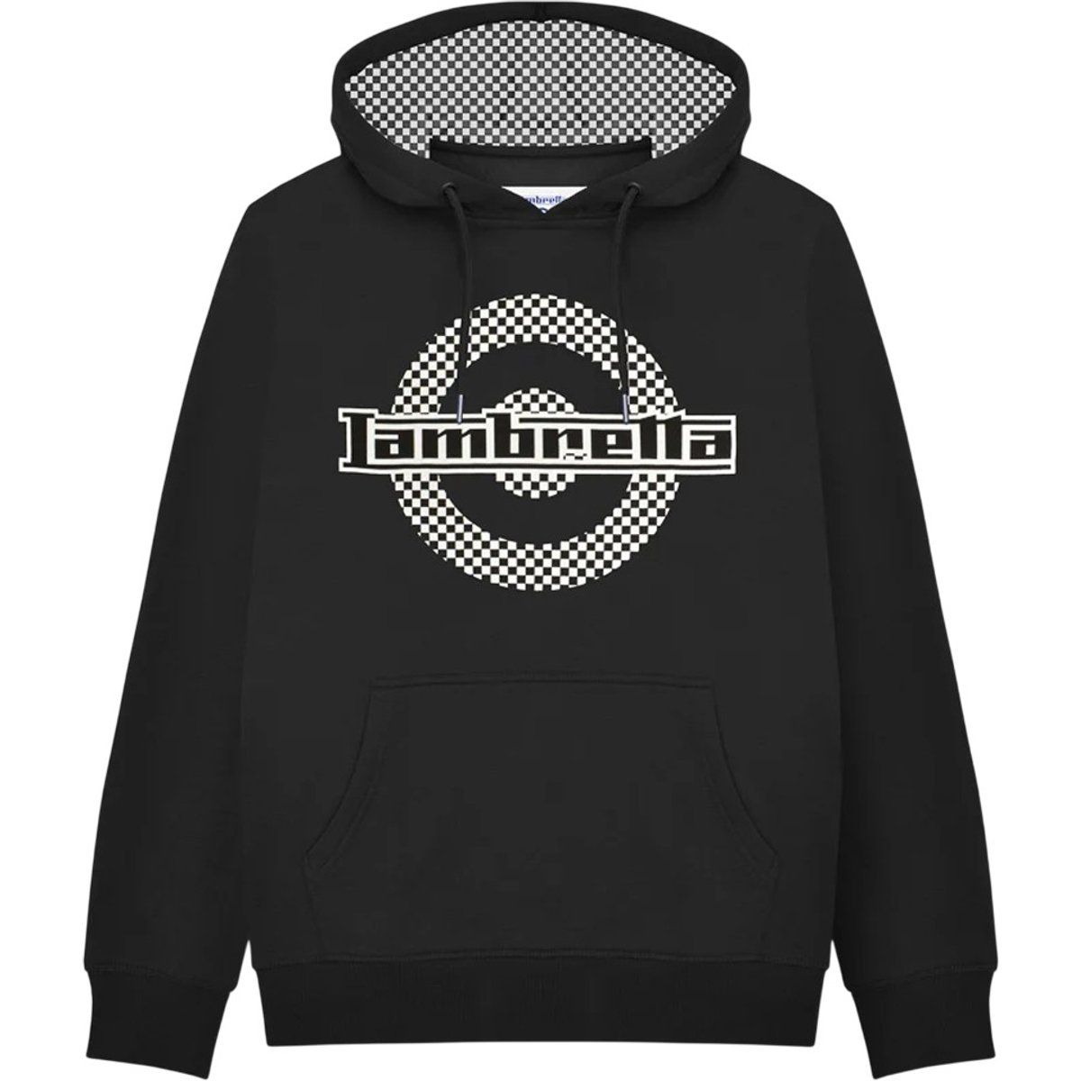 Karierter Target Grafik Pullover