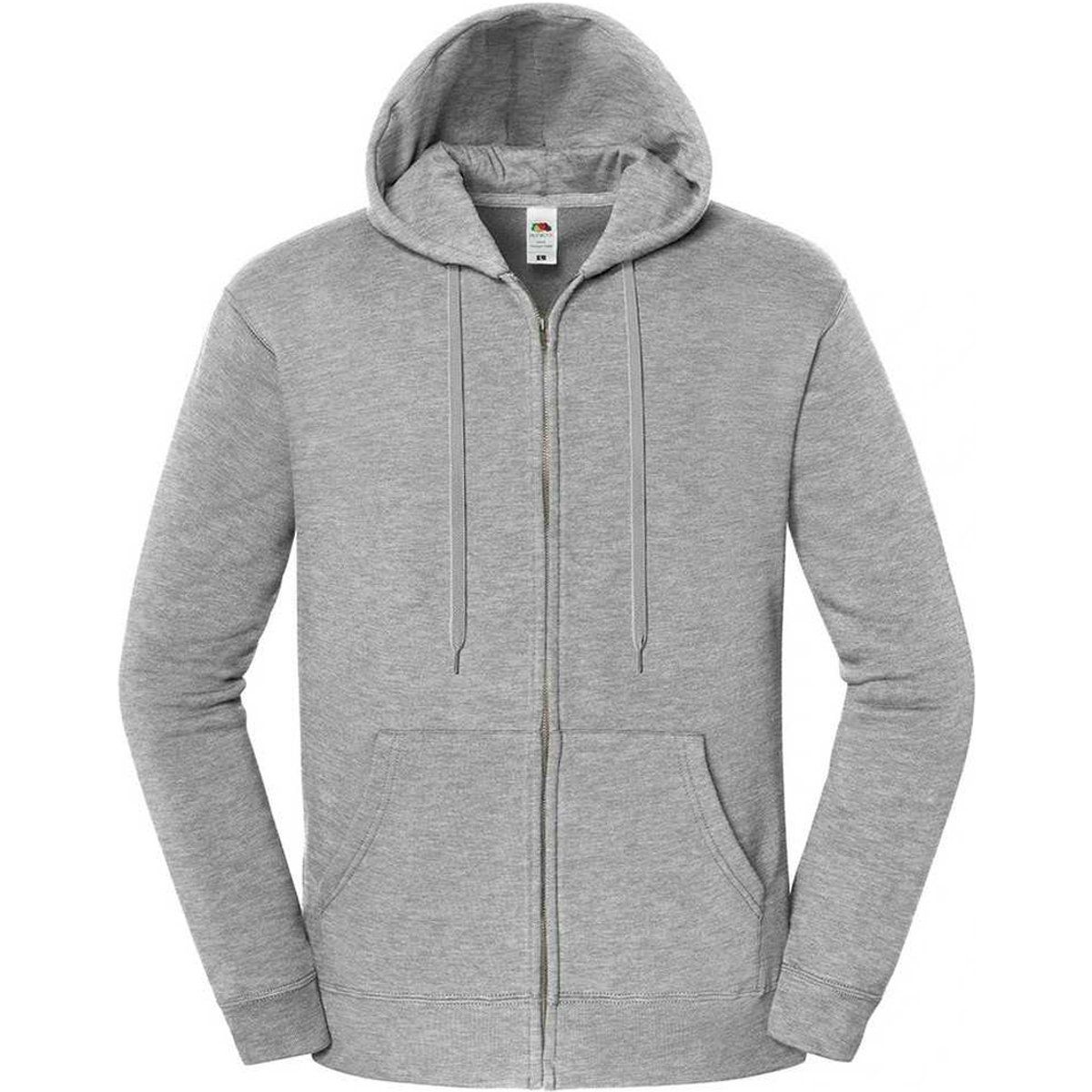 Fruit of the Loom - "Iconic Premium" Hoodie mit durchgehendem Reißverschluss für Herren (Sportliches Heather)