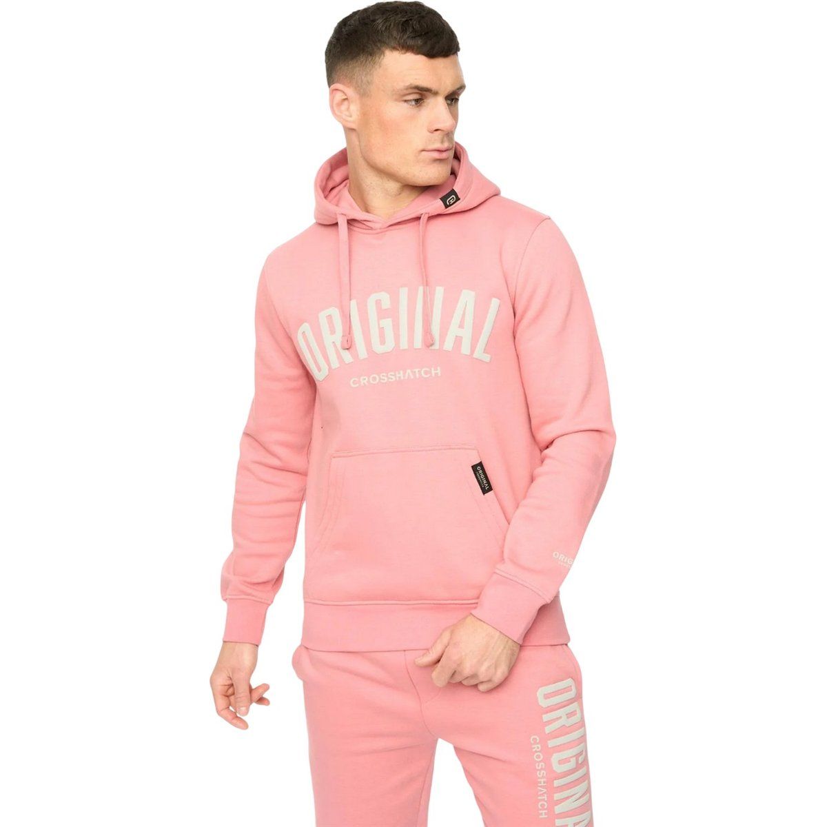 Rosa Fleece-Pullover Hoodie Sweatshirt