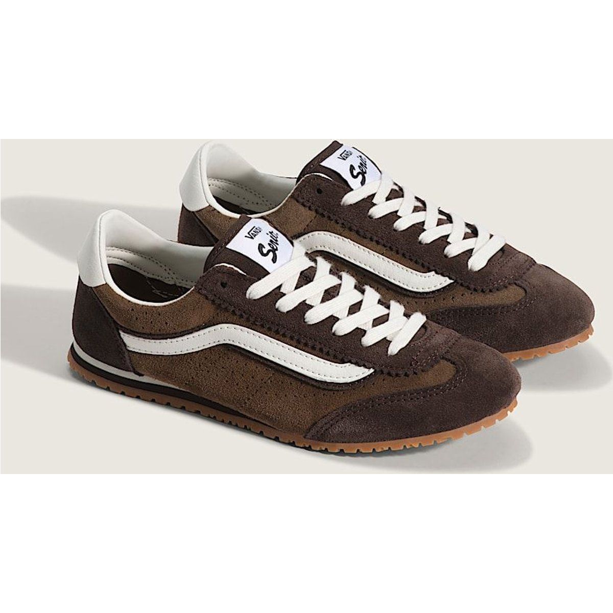 Vans Super Lowpro Wildleder Damen Braune Sneakers
