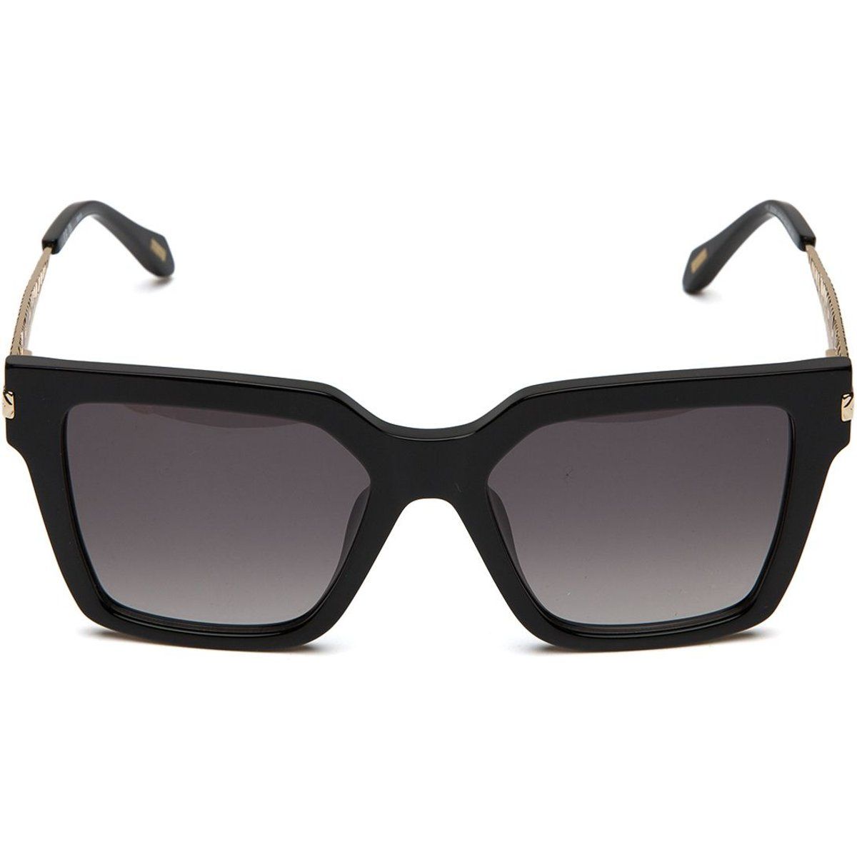 Sonnenbrille mit quadratischem Rahmen in Schwarz