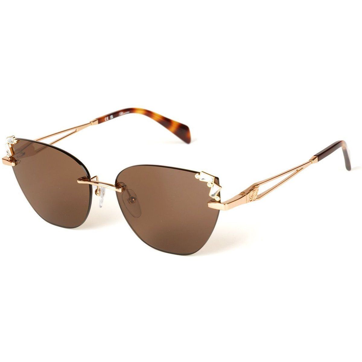 Randlose Cat-Eye Sonnenbrille